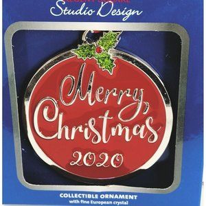 Regent Square Studio Design Merry Christmas 2020 Collectible Ornament Made In...